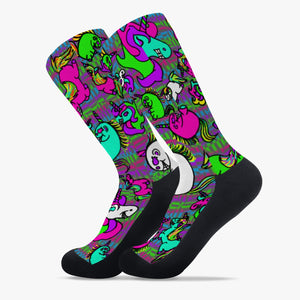 Psycho Unicorn Reinforced Sports Socks