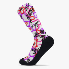 Load image into Gallery viewer, All the Right Words Reinforced Sports Socks