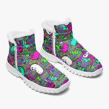 Load image into Gallery viewer, Psycho Unicorn Fur Zipper Up Boots