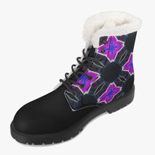 Load image into Gallery viewer, Anime Fan Faux Fur Leather Boots