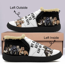 Load image into Gallery viewer, My Boys Won&#39;t Hesitate Casual Fur Shoes