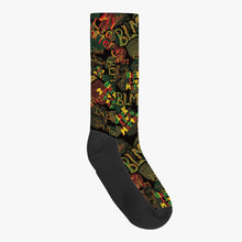 Load image into Gallery viewer, BLM BLK Reinforced Sports Socks