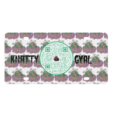 Knatty Gyal Customized License Plates