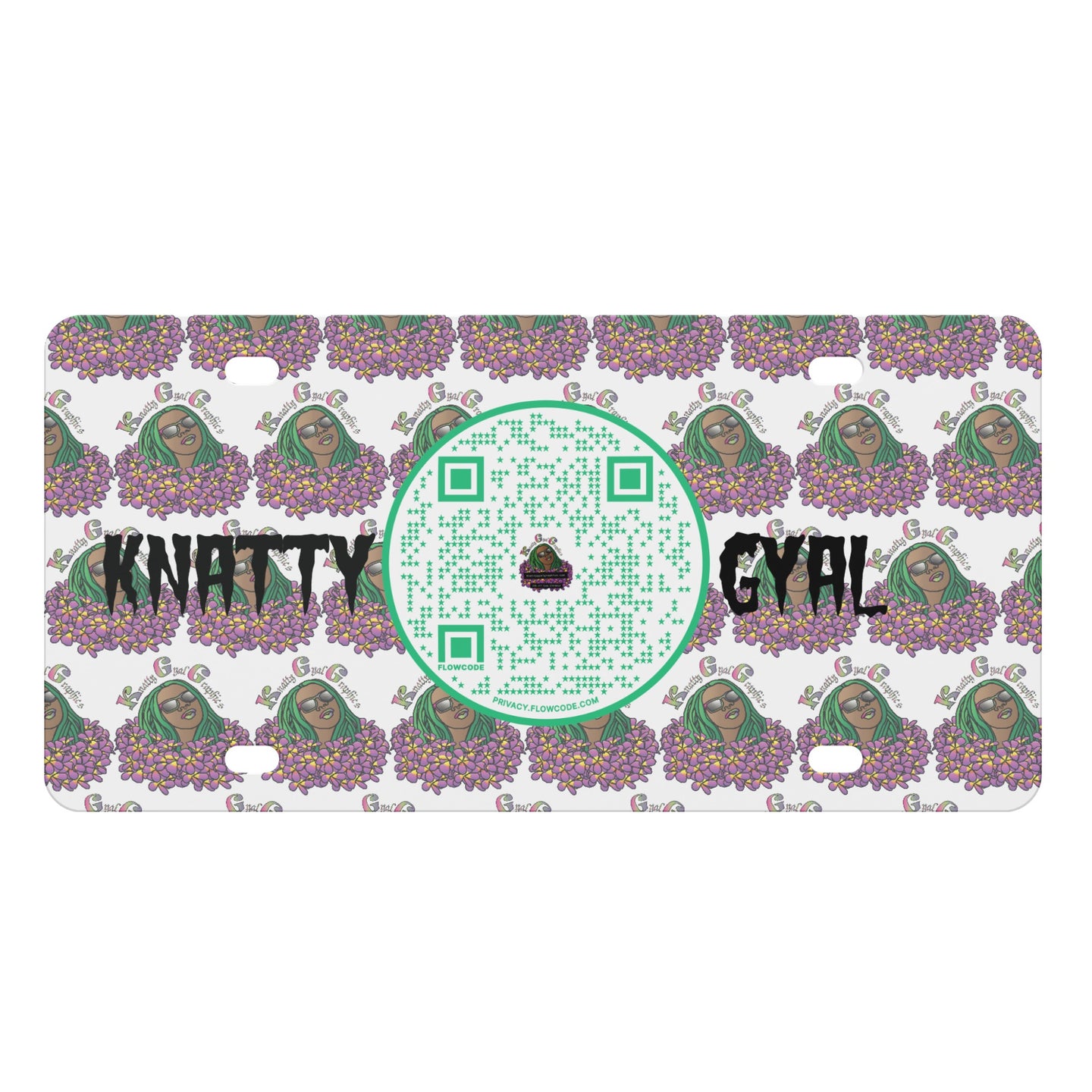 Knatty Gyal Customized License Plates
