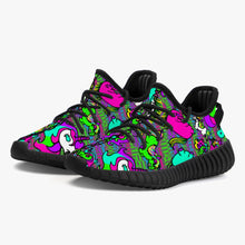 Load image into Gallery viewer, Psycho Unicorn Kids&#39; Mesh Knit Sneakers - Black