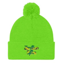 Load image into Gallery viewer, Jamaican Spice Pom Pom Knit Cap
