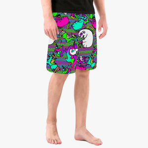 Psycho Unicorn Men’s Board Shorts