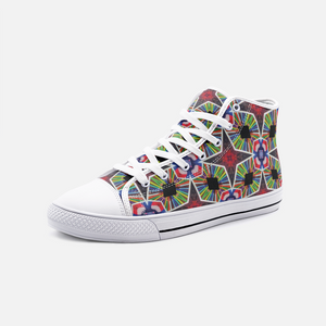 Buzzed Unisex High Top Canvas Shoes