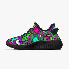 Load image into Gallery viewer, Psycho Unicorn Kids&#39; Mesh Knit Sneakers - Black