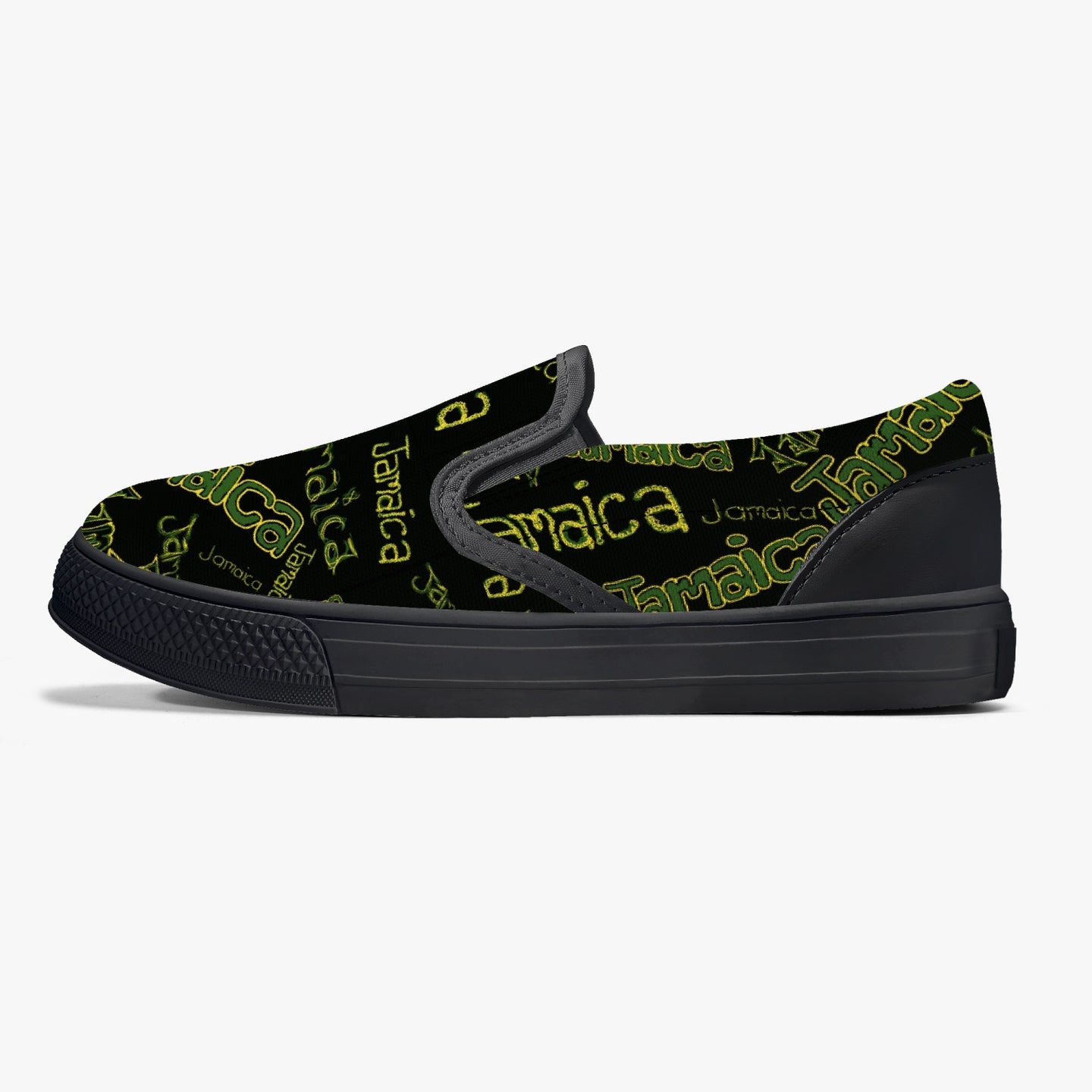 Jamaica Kids' Slip-On Shoes - Black