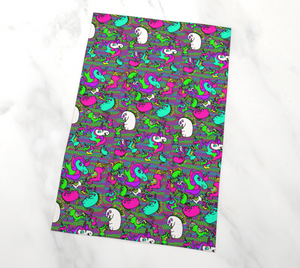 Psycho Unicorn Tea Towel