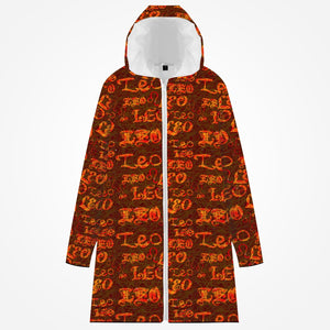 Leo Long Type Cotton-pad Zipper-up