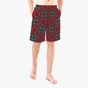 Iced Rose Bush Men’s Board Shorts