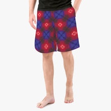 Load image into Gallery viewer, Red Cyborg Men’s Board Shorts