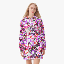 Load image into Gallery viewer, All the Right Words Hoodie Dress