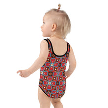Load image into Gallery viewer, Meet Me in Hawaii All-Over Print Kids Swimsuit