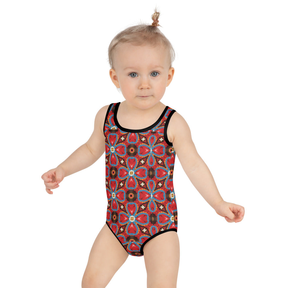 Meet Me in Hawaii All-Over Print Kids Swimsuit