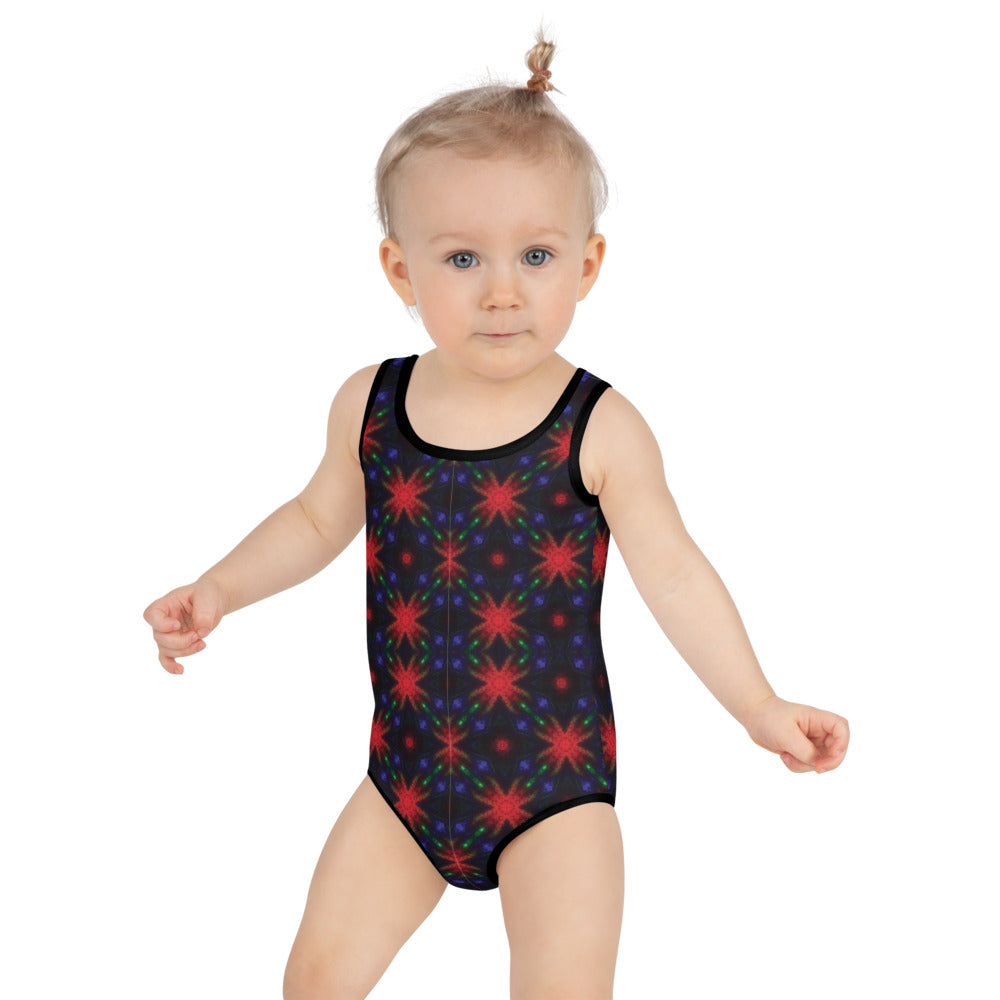 Late Night Games All-Over Print Kids Swimsuit