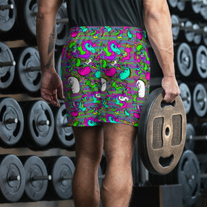 Psycho Unicorn Men's Athletic Long Shorts