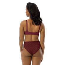 Load image into Gallery viewer, Deep Ruby Recycled high-waisted bikini