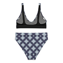 Load image into Gallery viewer, Snow Flake Recycled high-waisted bikini