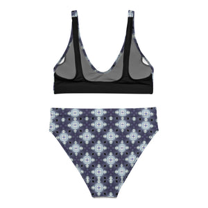 Snow Flake Recycled high-waisted bikini