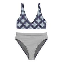Load image into Gallery viewer, Snow Flake Recycled high-waisted bikini