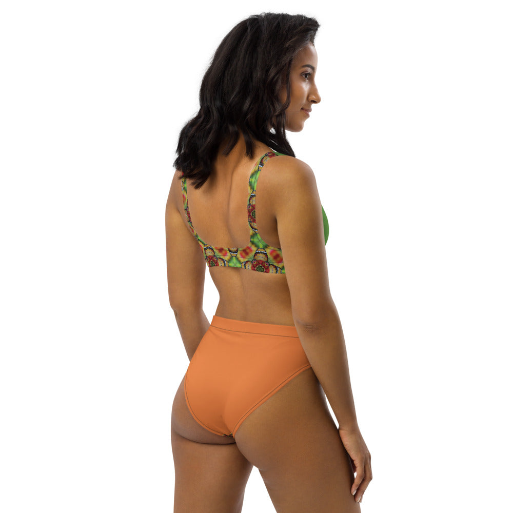 Desert Love Recycled high-waisted bikini