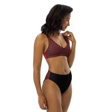 Load image into Gallery viewer, Ice Rose Bush Recycled high-waisted bikini