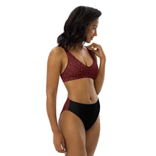 Load image into Gallery viewer, Deep Ruby Recycled high-waisted bikini