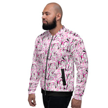 Load image into Gallery viewer, Love Unisex Bomber Jacket All Over