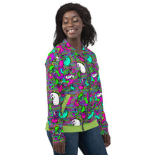 Load image into Gallery viewer, Psycho Unicorn Unisex Bomber Jacket