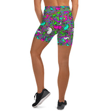 Load image into Gallery viewer, Psycho Unicorn Yoga Shorts