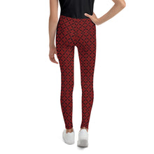 Load image into Gallery viewer, Deep Ruby Youth Leggings