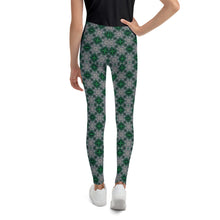 Load image into Gallery viewer, Emerald Diamonds Youth Leggings