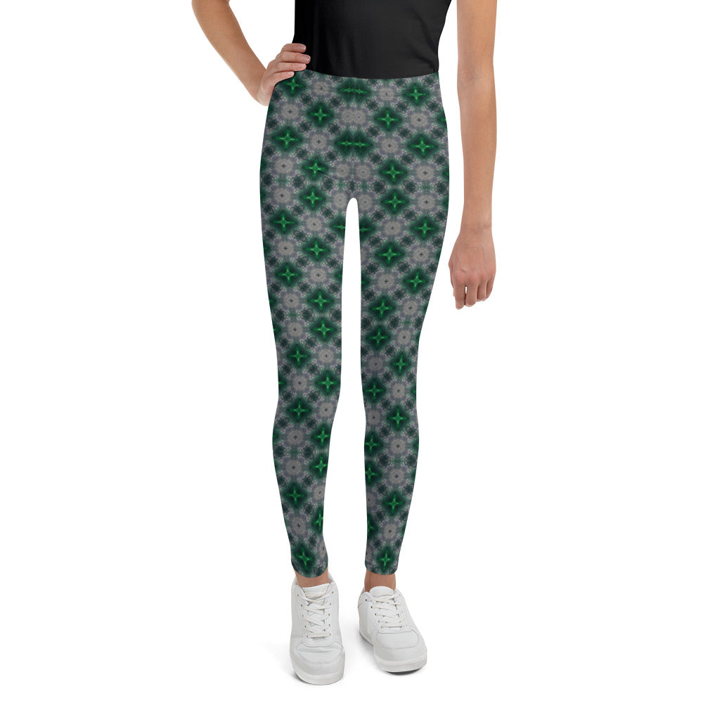 Emerald Diamonds Youth Leggings