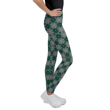 Load image into Gallery viewer, Emerald Diamonds Youth Leggings