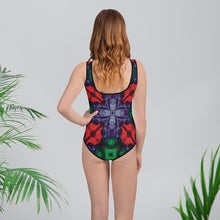 Load image into Gallery viewer, Kisses All-Over Print Youth Swimsuit