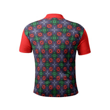 Load image into Gallery viewer, Kisses Print Men&#39;s Polo Shirts