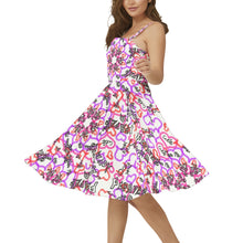 Load image into Gallery viewer, All the Right Words Square Neck Flare Hem