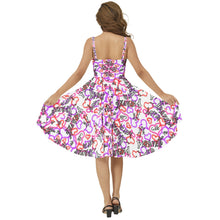 Load image into Gallery viewer, All the Right Words Square Neck Flare Hem