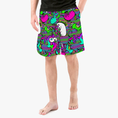 Psycho Unicorn Men’s Board Shorts