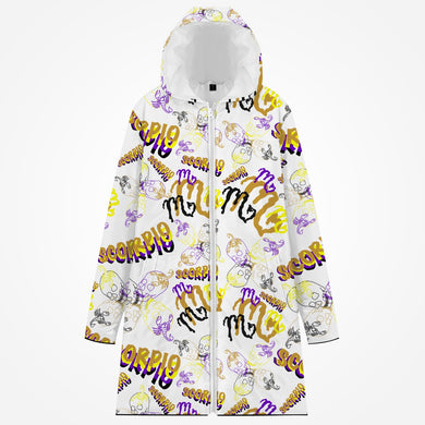 Scorpio Long Type Cotton-pad Zipper-up