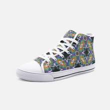 Load image into Gallery viewer, Galactic Star Unisex High Top Canvas Shoes