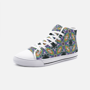 Galactic Star Unisex High Top Canvas Shoes