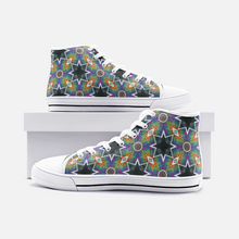 Load image into Gallery viewer, Galactic Star Unisex High Top Canvas Shoes