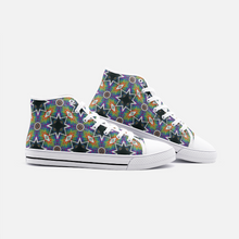 Load image into Gallery viewer, Galactic Star Unisex High Top Canvas Shoes