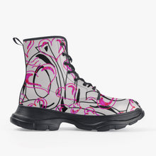 Load image into Gallery viewer, Love Casual Leather Chunky Boots
