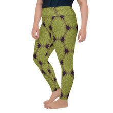 Load image into Gallery viewer, Sponged Flower Plus Size Leggings