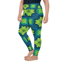 Load image into Gallery viewer, Lily Pad Plus Size Leggings